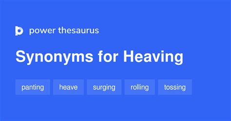 heaving thesaurus